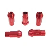 D1Spec aliuminio veržlės M12x1.5 50mm raudonos
