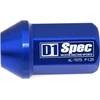 D1Spec kaltiniai veržlės D1Spec aliuminis 12x1.25 mėlynos