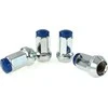 D1Spec_D Riešutai M12x1.25 Steel 30mm D1Spec Orginalinis sidabrinis / Mėlynasis kūgis
