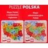 Dėlionė Daffi Puzzle medžio žemėlapis iš Lenkijos D-100 41004