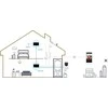 Dahua Technology Co Dvilaidis domofono monitorius 7 colių, veikia tik SIP protokolu, Wi-Fi, baltas