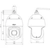 IP GREITASUKĖ LAUKO KAMERA SD6CE445GB-HNR WizSense - 4 Mpx 3.95 ... 177.7 mm DAHUA