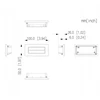 KLAVIATŪROS MODELIS VTO4202F-MDB4 MODULIAMS VTO4202F-P, VTO4201F-P, VTO4201F-P1 DAHUA