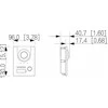 Dahua Technology Co IP telefonspynės spalvota kamera 2MP 160°, IP65, IK07, SIP, 2-wire arba IP
