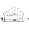 Dahua Technology Co IP telefonspynės spalvota kamera 2MP 160°, IP65, IK07, SIP, 2-wire arba IP