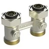 Danfoss RLV-KB radiatora apakšas pieslēgs, taisns, Kv vērtība - 1.4 m³/h, G 3/4", G 3/4