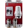 Danfoss 2 dalių paprastas komplektas - RAE-K galvutė, VKO DANFOS pajungimo modulis KERMI,KORADO,KORAD,PURMO,RADSON,STELRAD radiatoriai