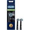 Dantų šepetėlio antgaliai EB50 Braun Oral-B Cross Action, juodi, 2 vnt