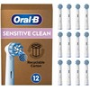 Dantų šepetėlis „Oral B Pro Jautrus Clean“ dantų šepetėlio galvutės, baltos, 12 vnt.