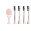 Lovio „SonicProtect PRO Sonic“ dantų šepetėlio galvutės, vidutinio kietumo, rausvos, LVTB124PK-HM, 5 vnt.