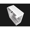 „Darkflash DY460“ kompiuterio korpusas (Baltas) + 4 ARGB ventiliatoriai