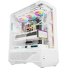 „Darkflash DY460“ kompiuterio korpusas (Baltas) + 4 ARGB ventiliatoriai