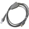 „Datalogic“ kabelis, USB, A tipas, pasirenkama maitinimo USB klaviatūra, USB COM režimas, tiesus, CAB-412, 6 pėd.