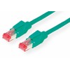 DÄTWYLER Cat.6 (E klasės) S/FTP jungiamasis kabelis, CU 7702 lankstus LSOH, Hirose TM21, žalias, 0,5 m