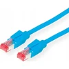 Dätwyler DÄTWYLER S/FTP Crossowy kabelis Cat.6 (E klasė), CU 7702 flex LS0H, Hirose TM21, mėlyna, 3 m