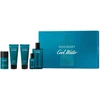 Davidoff „Cool Vanduo Men“ rinkinys: tualetinis vanduo 125 ml + dušo želė 75 ml + balzamas po skutimosi 75 ml + dezodorantas-stiklinis pieštukas 75 ml + tualetinis vanduo 15 ml