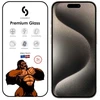 dbramante „iPhone 15“ apsauginis stiklas su „Privacy 3D Corning Gorilla Glass 5X“ ir stipriu juodu stiklu