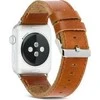 dbramante Copenhagen – Laikrodžio dirželis 42/44 mm – Tamsus Saddle Brown / Sidabrinis