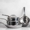De Buyer Affinity Puodas Stainless Steel su dangteliu 20 cm