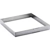 De Buyer Confectionery rim, perforated, 20x20x2 cm