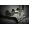 Potinkinis 4 dalių vonios maišytuvas Deante Silia Hexa BHS_F18P, Brushed steel