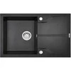 Deante granitinė virtuvinė plautuvė Deante Andante Flush, ZQN_G11F, Metallic graphite
