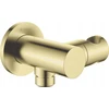Deante Round angled connector with handset holder