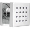 Deante CASCADA CHROME Kvadratinis antgalis