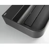 DEANTE CQA NU5S Arnika nero praustuvas su dangčiu ir vieta maišytuvui 505x405 mm