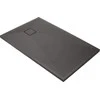 Stačiakampis granitinis dušo padėklas Deante Correo, Anthracite metallic, 120x80 cm