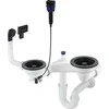 Sifonas granitinėms plautuvėms Deante Space-Saver ZXY_N973, Nero