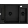 Deante granitinė virtuvinė plautuvė su magnetais Deante Magnetic ZRM N503, Nero