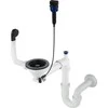 Sifonas granitinėms plautuvėms Deante Space-Saver ZXY_N972, Nero
