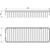 Deante Round dušo lentynėlė ADR_R551, Brushed auksinis