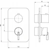 Deante DTA External element for mixer BOX