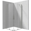 Kvadratinė dušo kabina Deante Prizma KPNFP08P08, 80x80 cm, Brushed steel