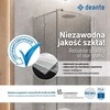 Sulankstomos dušo durys Deante Kerria plus, 90 cm, Nero