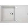 Deante granitinė virtuvinė plautuvė Deante Andante Flush, ZQN_A11F, Alabaster
