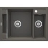 Deante granitinė virtuvinė plautuvė su magnetais Deante Magnetic ZRM T503, Anthracite