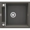 Deante granitinė virtuvinė plautuvė su magnetais Deante Magnetic ZRM T103, Anthracite