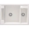Deante granitinė virtuvinė plautuvė su magnetais Deante Magnetic ZRM A503, Alabaster