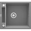 Deante granitinė virtuvinė plautuvė su magnetais Deante Magnetic ZRM S103, Metallic pilkas