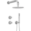 Potinkinis dušo komplektas Deante Silia Hexa NHS_F9YK, Brushed steel