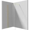 Walk-in dušo sienelė Deante Prizma, Gold, 70x195 cm