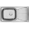 Virtuvinė plautuvė Deante Doppio ZEN 0113, satin