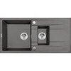 Deante granitinė virtuvinė plautuvė Deante Eridan, ZQE_T513, Anthracite