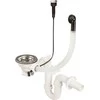 Sifonas granitinėms plautuvėms Deante Space-Saver ZXY_9972, Steel