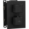 Deante TERMOSTATINĖS DĖŽĖS A BXY_X44T NERO SQUARE KOMPONENTAI
