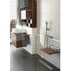 Deante Vital sieninė atlenkiama dušo sėdynė NIV_451P, Chrome/Brown