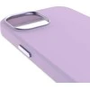 Dėklas Decoded Iššifruotas antimikrobinis silikoninis dangtelis iPhone 15 Plus levandų spalvos